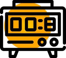 digitaal stopwatch creatief icoon ontwerp vector