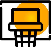 basketbal creatief icoon ontwerp vector