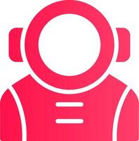 astronaut creatief icoon ontwerp vector