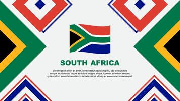 zuiden Afrika vlag abstract achtergrond ontwerp sjabloon. zuiden Afrika onafhankelijkheid dag banier behang vector illustratie. zuiden Afrika onafhankelijkheid dag