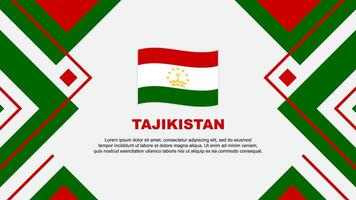 Tadzjikistan vlag abstract achtergrond ontwerp sjabloon. Tadzjikistan onafhankelijkheid dag banier behang vector illustratie. Tadzjikistan illustratie