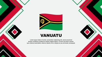 vanuatu vlag abstract achtergrond ontwerp sjabloon. vanuatu onafhankelijkheid dag banier behang vector illustratie. vanuatu achtergrond