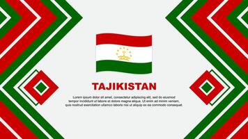 Tadzjikistan vlag abstract achtergrond ontwerp sjabloon. Tadzjikistan onafhankelijkheid dag banier behang vector illustratie. Tadzjikistan ontwerp