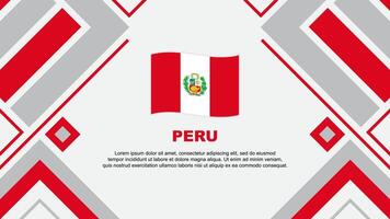 Peru vlag abstract achtergrond ontwerp sjabloon. Peru onafhankelijkheid dag banier behang vector illustratie. vlag