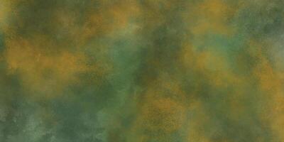 abstract grunge textuur. grunge groen geel en oranje waterverf achtergrond textuur. vector