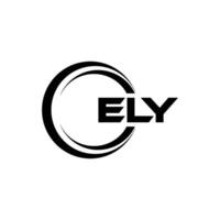 ely brief logo ontwerp, inspiratie voor een uniek identiteit. modern elegantie en creatief ontwerp. watermerk uw succes met de opvallend deze logo. vector