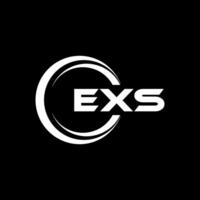 exs brief logo ontwerp, inspiratie voor een uniek identiteit. modern elegantie en creatief ontwerp. watermerk uw succes met de opvallend deze logo. vector