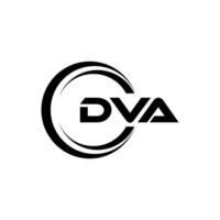 dva brief logo ontwerp, inspiratie voor een uniek identiteit. modern elegantie en creatief ontwerp. watermerk uw succes met de opvallend deze logo. vector