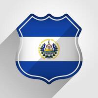 el Salvador vlag weg teken illustratie vector