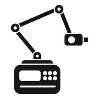 examen scannen icoon gemakkelijk vector. controle lichaam x-ray vector