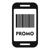 kleinhandel online promo icoon gemakkelijk vector. pakket sociaal kleinhandel vector