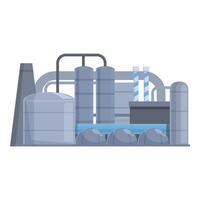 fabriek gas- productie icoon tekenfilm vector. depot fabricage vector