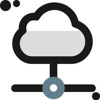 wolk icoon symbool vector afbeelding. illustratie van de hosting opslagruimte ontwerp beeld