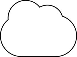 wolk icoon symbool vector afbeelding. illustratie van de hosting opslagruimte ontwerp beeld