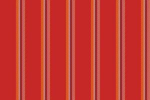 productie lijnen achtergrond streep, Frans vector structuur kleding stof. wijnoogst verticaal naadloos textiel patroon in rood en wit kleuren.