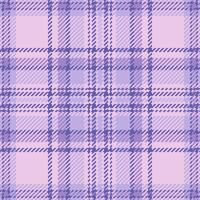 patroon kleding stof plaid van naadloos textiel structuur met een Schotse ruit controleren vector achtergrond.