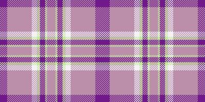 behang achtergrond Schotse ruit vector, veelkleurig controleren textiel kleding stof. scherm patroon naadloos plaid structuur in pastel en Purper kleuren. vector