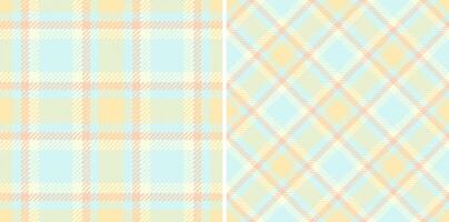 naadloos plaid vector van achtergrond controleren Schotse ruit met een patroon textiel structuur kleding stof.