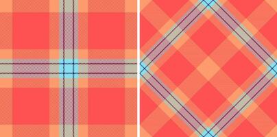 Schotse ruit plaid structuur van textiel naadloos kleding stof met een vector achtergrond patroon controleren.