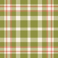 plaid controleren patroon. naadloos kleding stof textuur. Schotse ruit textiel afdrukken. vector