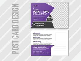 zakelijke briefkaart ontwerpsjabloon vector