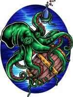 Octopus artwork vector