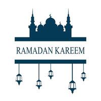 Ramadan sociaal media post sjabloon ontwerp , elegant plein Hoes met Arabisch ornament vector