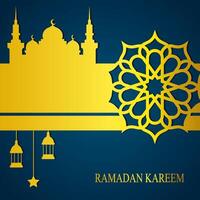 Ramadan sociaal media post sjabloon ontwerp , elegant plein Hoes met Arabisch ornament vector