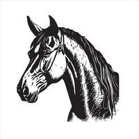 paard silhouet dier logo zwart paarden grafisch vector illustratie