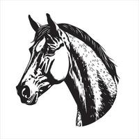 paard silhouet dier logo zwart paarden grafisch vector illustratie