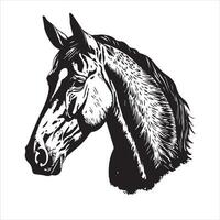 paard silhouet dier logo zwart paarden grafisch vector illustratie