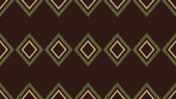 traditioneel etnisch ikat motief kleding stof patroon achtergrond meetkundig .Afrikaanse ikat borduurwerk etnisch oosters patroon bruin achtergrond behang. abstract,vector,illustratie.textuur,frame,decoratie. vector