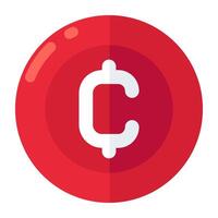 premie downloaden icoon van crypto munt vector