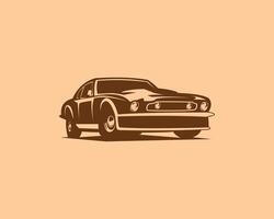 1964 aston Martin auto logo geïsoleerd wit achtergrond visie van kant. vector illustratie beschikbaar in eps 10.