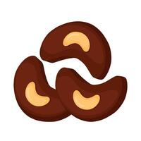 chocola cachou koekjes voor Lebaran idul fitri voedsel en tussendoortje vector illustratie