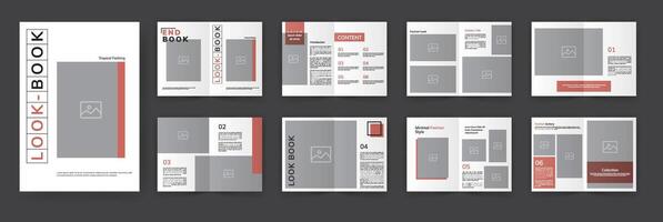 kijken boek portefeuille brochure vector