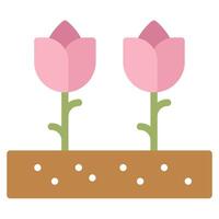 tulp icoon voor web, app, infografisch, enz vector