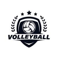 volley bal sport logo ontwerp sjabloon vector