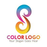 s kleur logo vector