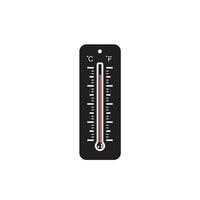 vector illustratie van chemisch thermometer logo icoon voor wetenschap en technologie