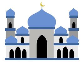 Islamitisch moskee voor Ramadan kareen achtergrond vector