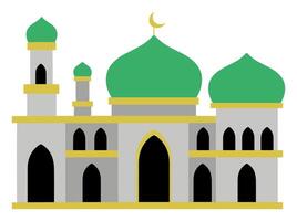Islamitisch moskee voor kader achtergrond vector