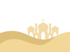 moskee Ramadan kareem achtergrond illustratie vector