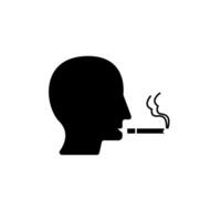 roken concept lijn icoon. gemakkelijk element illustratie. roken concept schets symbool ontwerp. vector