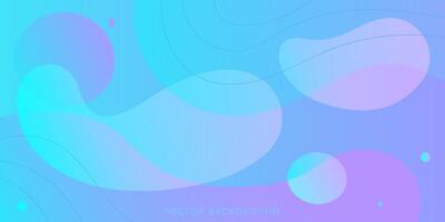 blauw en roze abstract achtergrond met cirkels vector