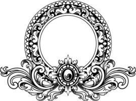 wijnoogst grens bruiloft ornament decoratie vector