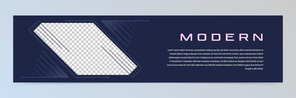 moderne abstracte banner sjabloon vector