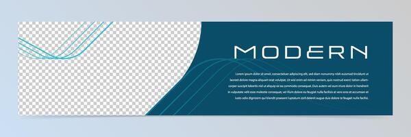 moderne abstracte banner sjabloon vector