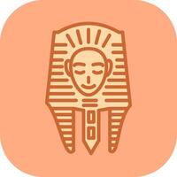 Egyptische gezicht vector icoon