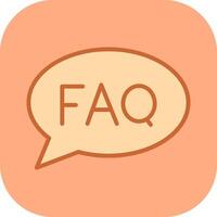 FAQ vector icoon